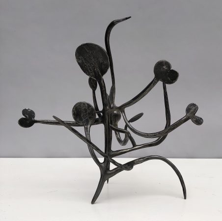 Happy, 2022 -- Wood Sculpture by Nick Taylor