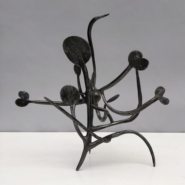 Happy, 2022 -- Wood Sculpture by Nick Taylor