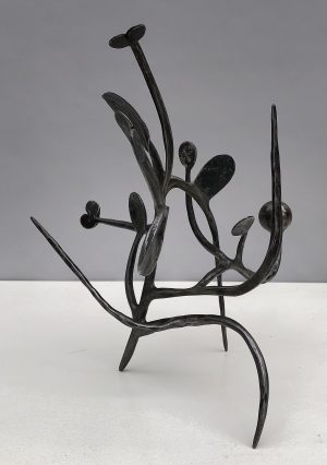Happy, 2022 -- Wood Sculpture by Nick Taylor