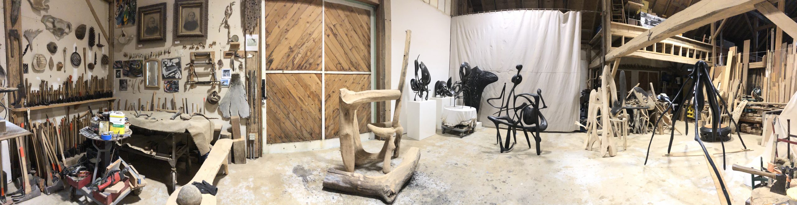 Studio Shot E - Wood, 2021, Panorama